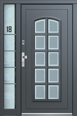 Haustür mit Seitenteil Modell ATS 1101