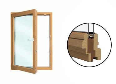 Lärmschutzfenster aus Holz konfigurieren