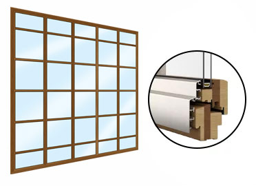 Industrie- und Loftfenster aus Holz-Alu konfigurieren