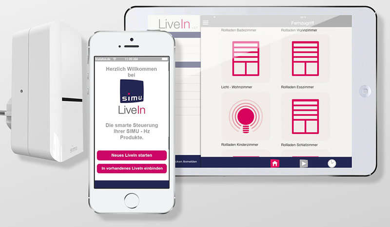 LiveIn-Stecker und App