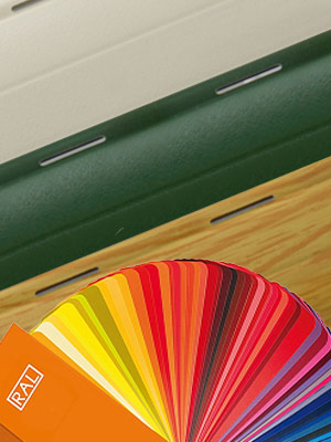 Farbauswahl einer 55 mm Lamelle